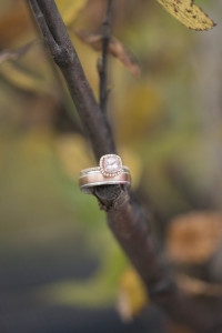 Published wedding photographer, Natalie Mae, captures a beautiful rose gold ring