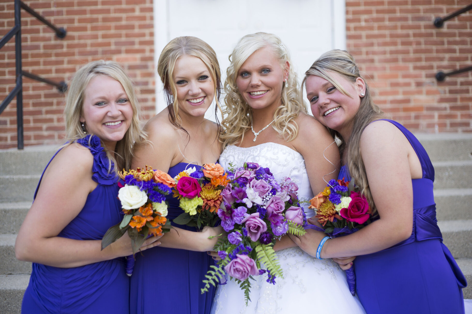 Jackson MI fall bridesmaids - Jackson, Michigan Wedding Photographer