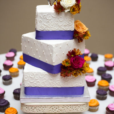 Ann Arbor fall wedding cake - Ann Arbor Wedding Photographer
