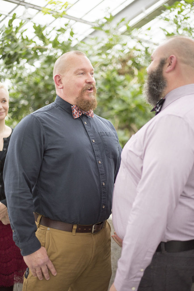 LGBTQ couple exchanges vows