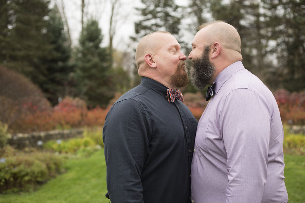 Michigan gay wedding couple 