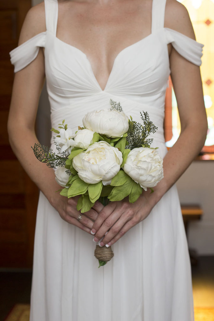 Kellyn's gorgeous peony wedding bouquet