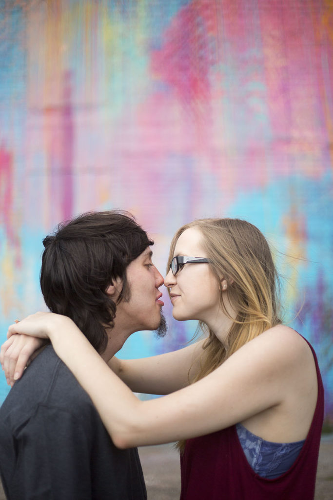 Detroit urbex engagement session