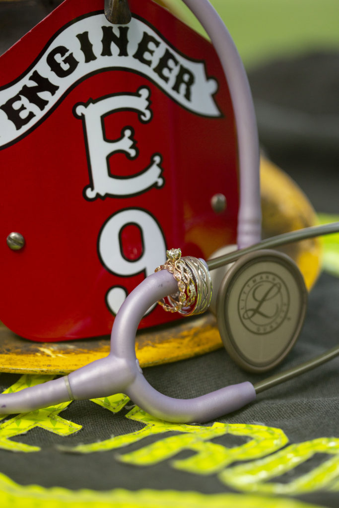 Detroit firefighter engagement session