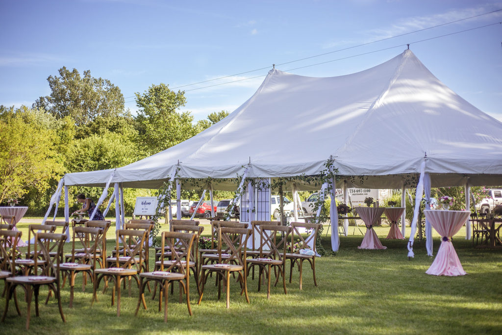 Belleville wedding tent