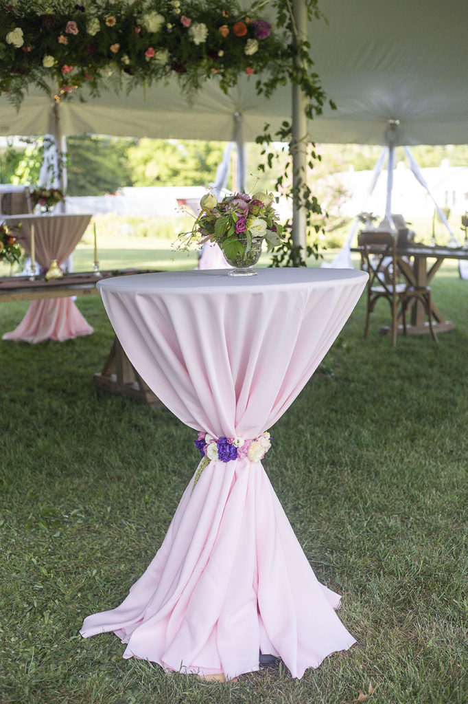 High top table decor