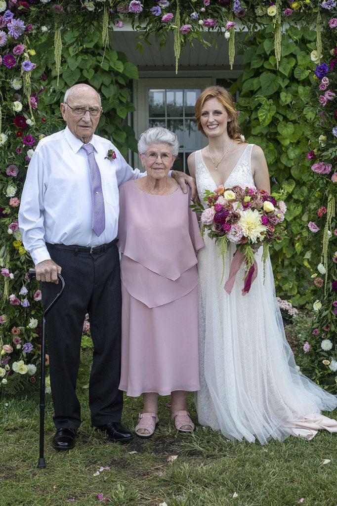 Carmen and her grandparents