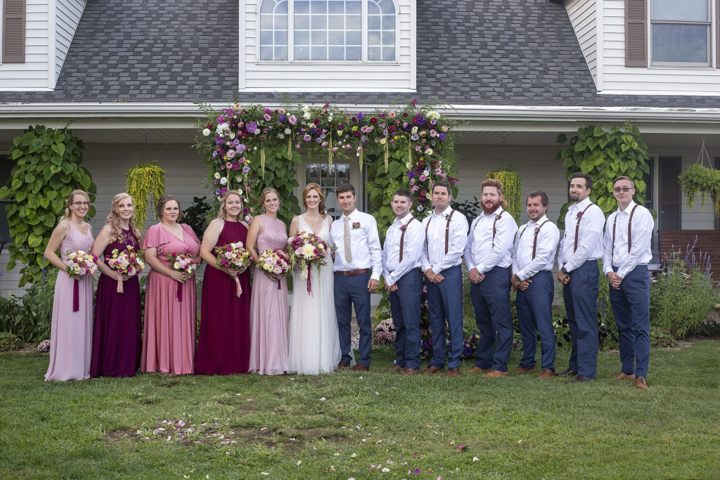 Belleville wedding party