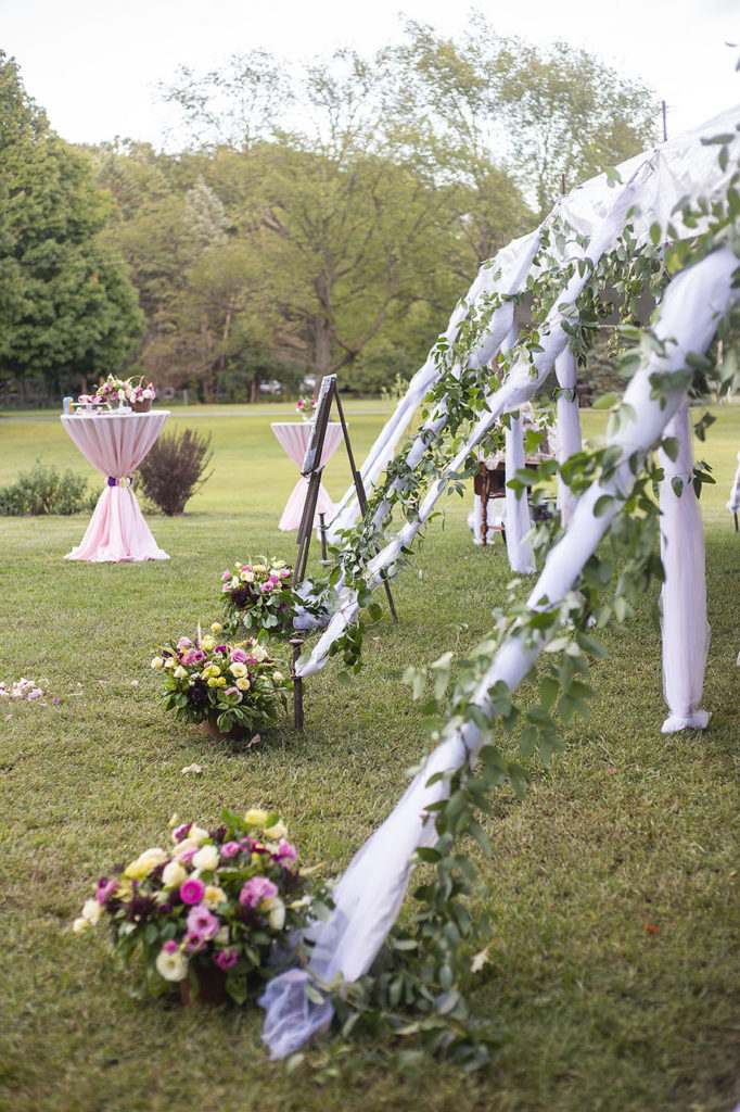 Tent stake decorations