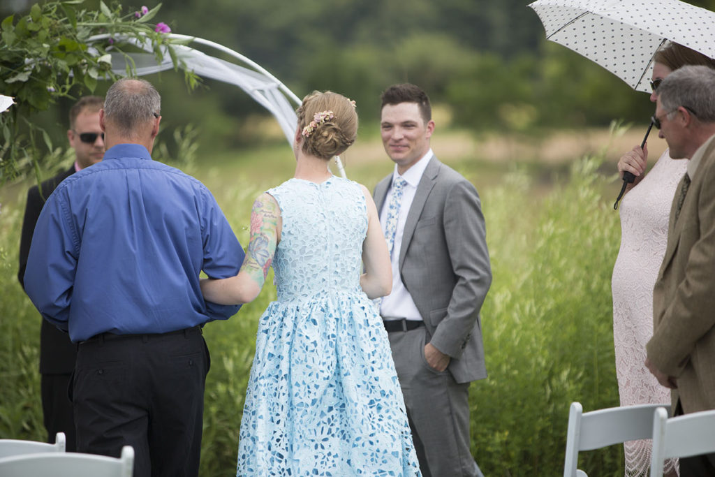 Ypsilanti wedding outdoor at Conservancy Farms