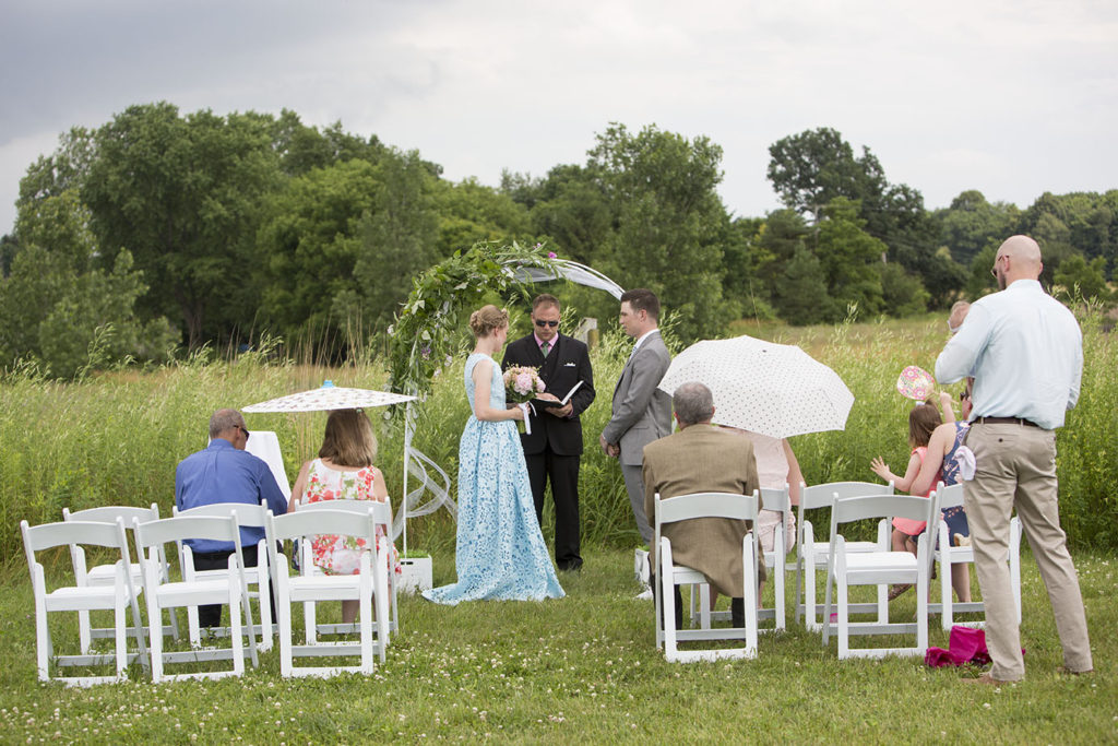 Family and friends gather at Ypsilanti wedding