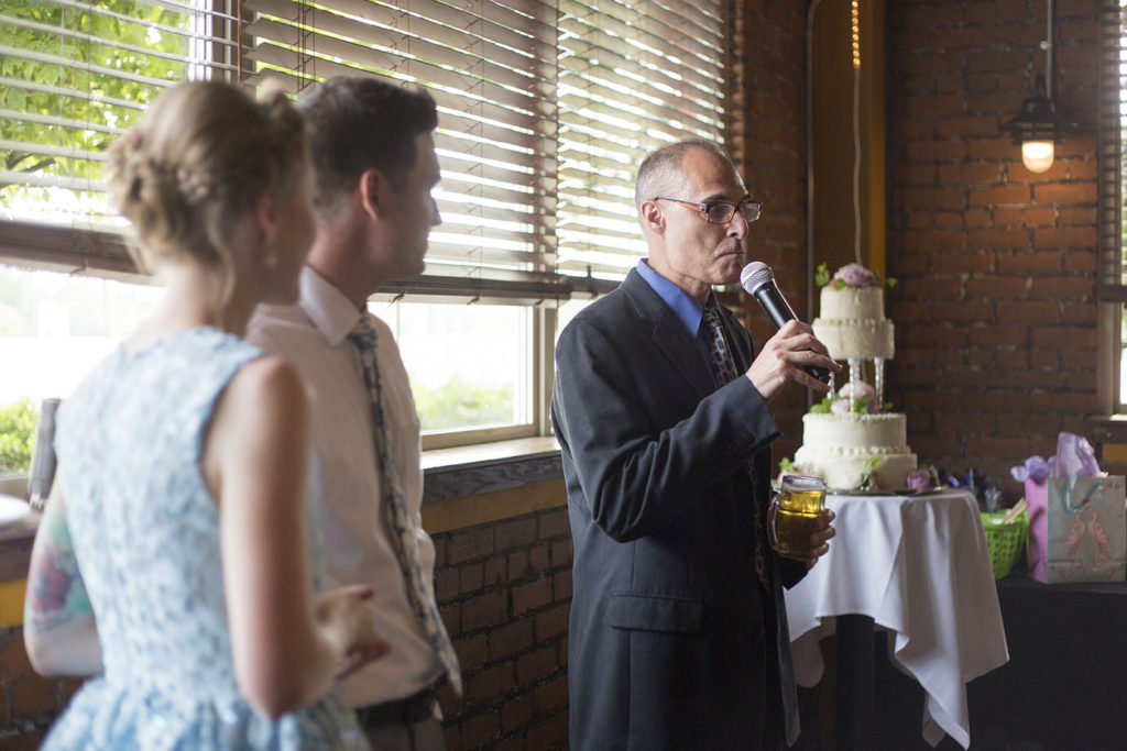 Father of the bride speech Ypsilanti wedding photographer