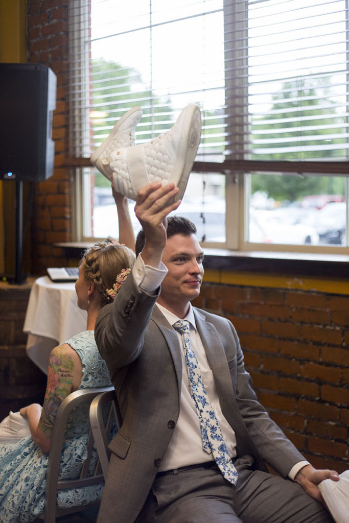 Ypsilanti wedding couple raises shoes