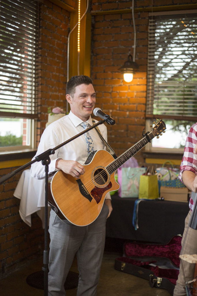 Groom prepared a special song for his Ypsilanti wedding