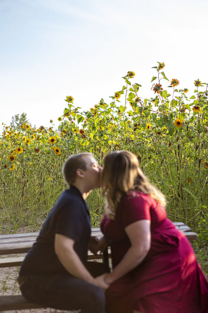 Couple kissing