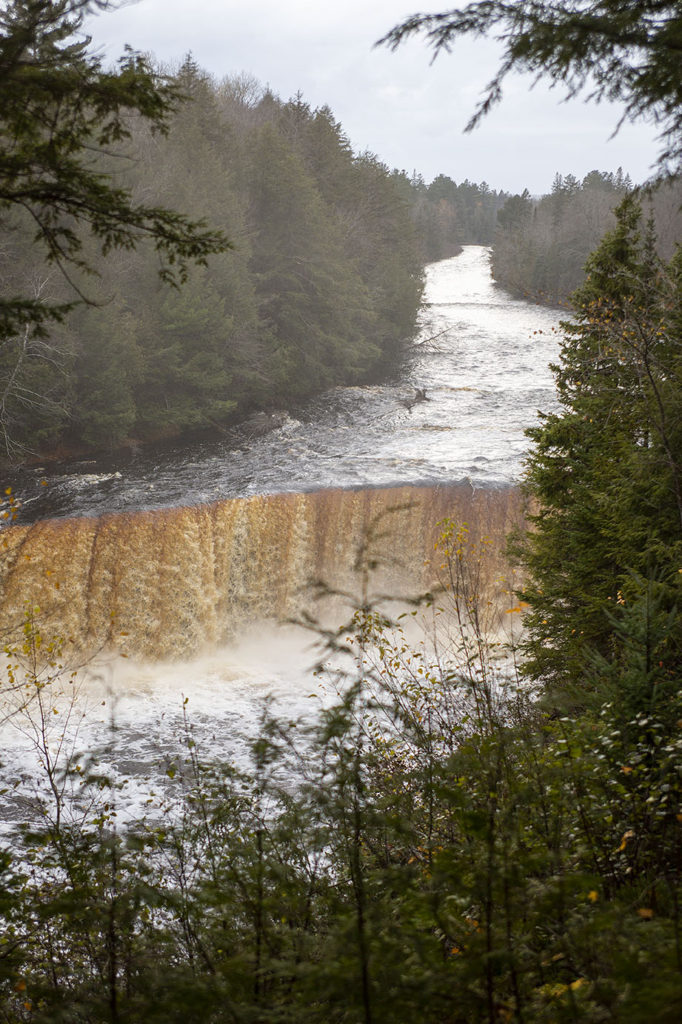 Tahquamenon Falls in the Upper Peninsula of Michigan