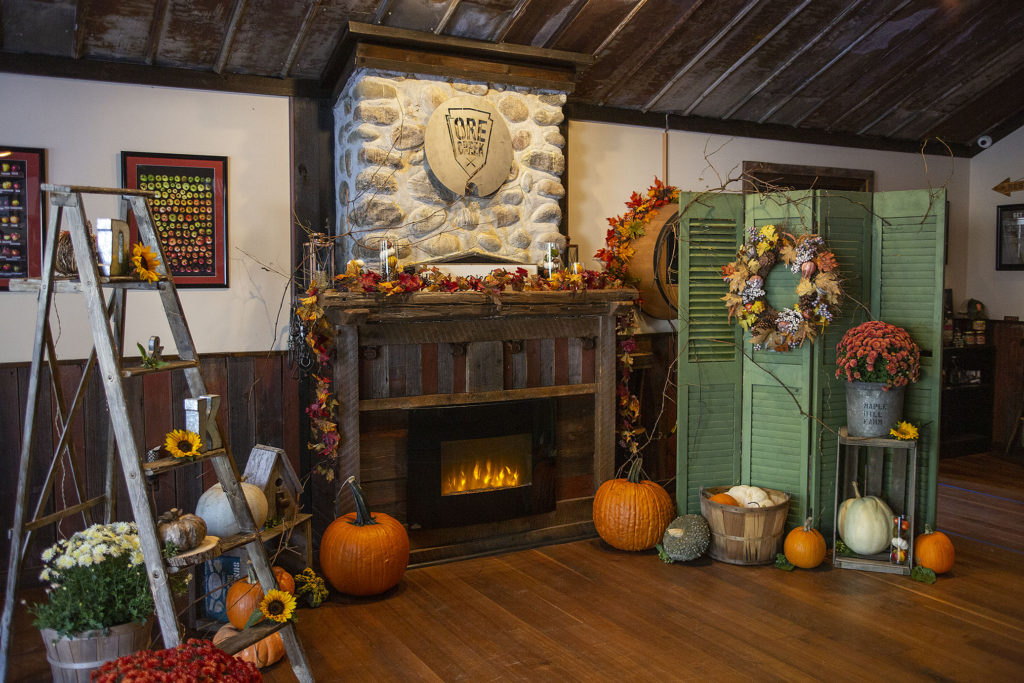 Pinckney wedding altar at Ore Creek Cidery