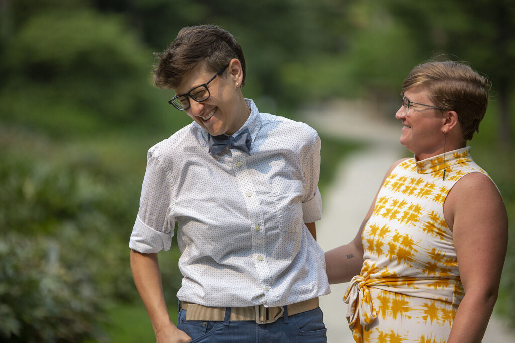 Michigan lesbian engagement photos