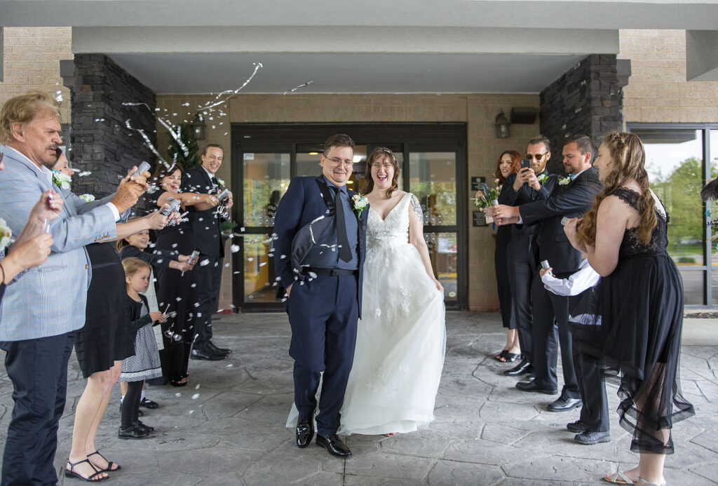 Confetti for Ann Arbor micro wedding