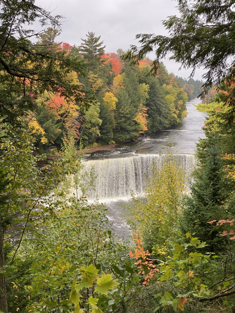 Tahquamenon Falls in the autumn