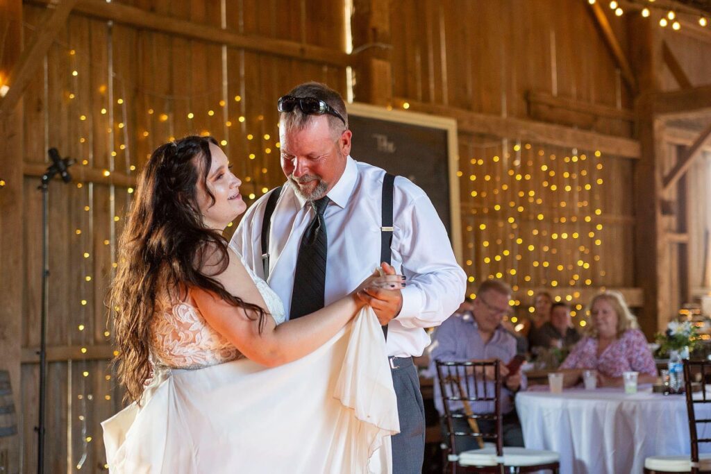 Father & daughter dance at Irish Hills wedding