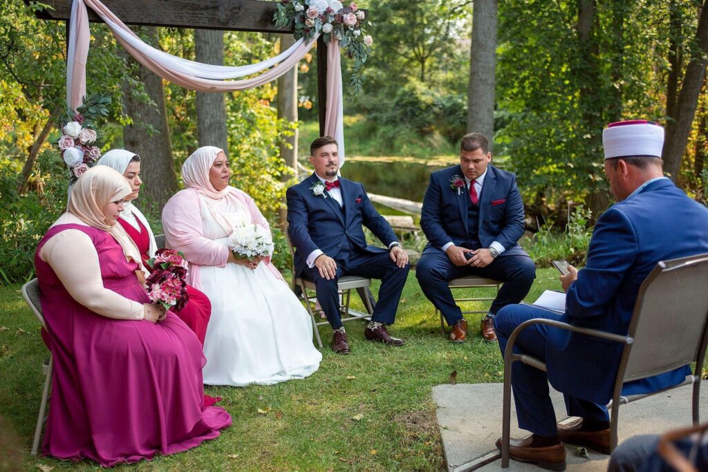 Muslim wedding ceremony in Howell