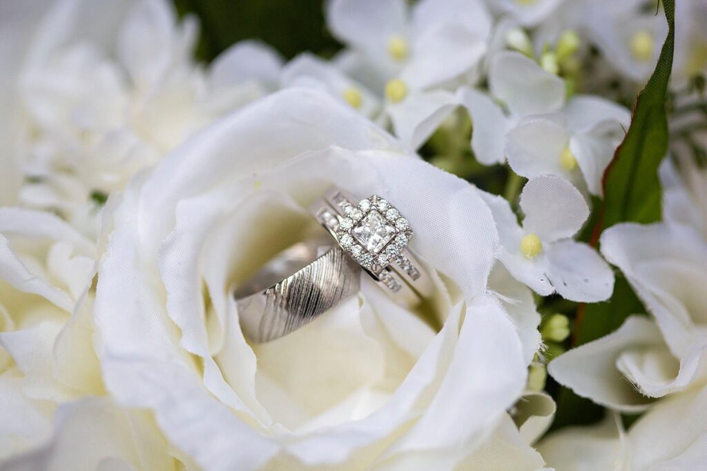 Sally and Mel's wedding rings