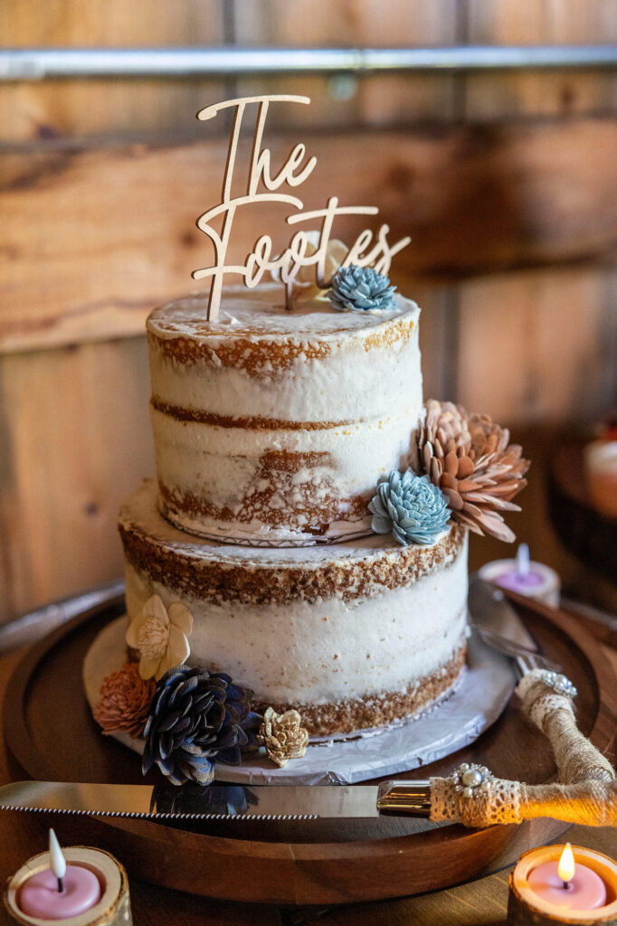 For Goodness Cakes Jackson MI naked wedding cake
